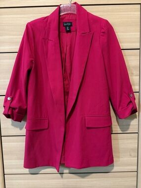 Nicole Miller Hot Pink Blazer Jacket